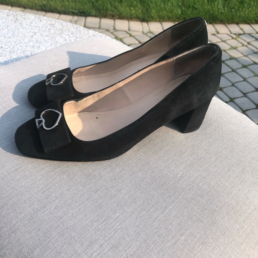 Kate Spade Suede Block Heels Shoes